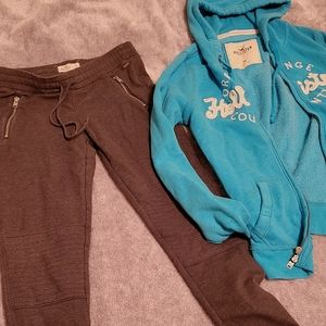 Hollister Hoodie and pants